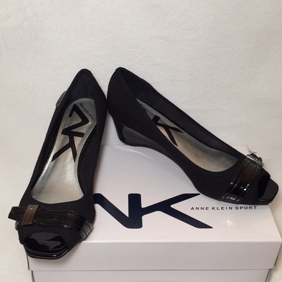 Anne Klein Sport Shoes Nib Open Toe Wedge Size 8m Poshmark